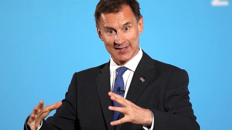 英国外相杰里米·亨特（Jeremy Hunt）。（美联社）