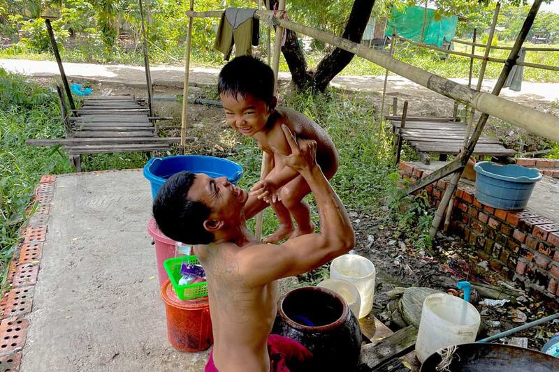 Concern about the future for his son drove Ko Phyo to join the anti-junta protests - where he served as a guard protecting fellow protesters from security forces - and motivated him to recover faster, leaving the hospital after 12 days, he says. (REUTERS)