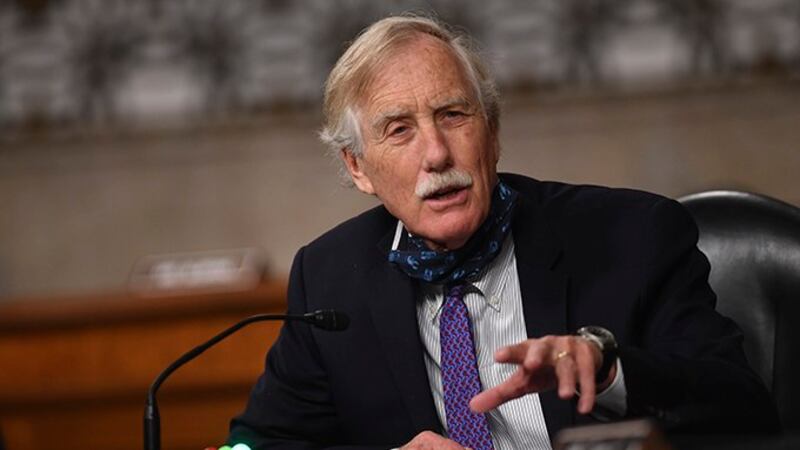 美国联邦参议员金（Angus King）（美联社）