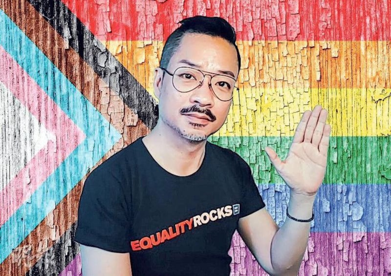 In a Facebook post, “We Are Family” anchor Brian Leung thanked listeners and said it was "dark times" for equal rights, rather than the end of the road. Credit: Provided by Xiyan Zhan/RFA