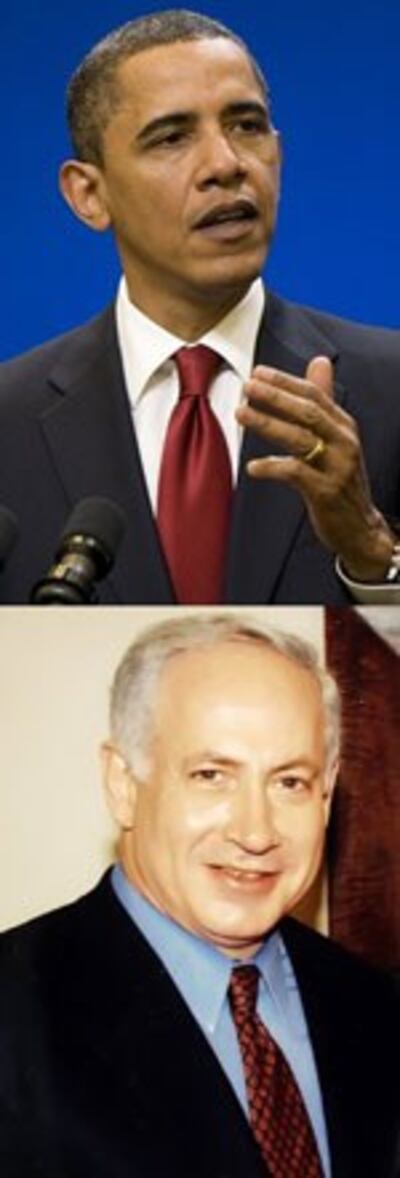 Tổng Thống Hoa Kỳ Barack Obama và Thủ Tướng Benjamin Netanyahu của Israel. AFP photo 