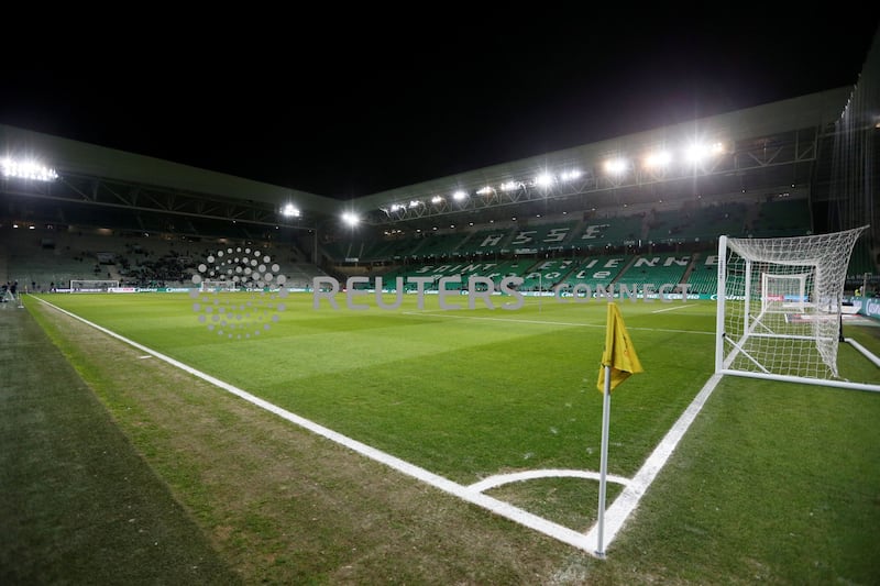 Stade Geoffroy-Guichard, the home ground of the French soccer club Saint-Etienne, in a Feb. 17, 2019 file photo. Credit: Reuters.