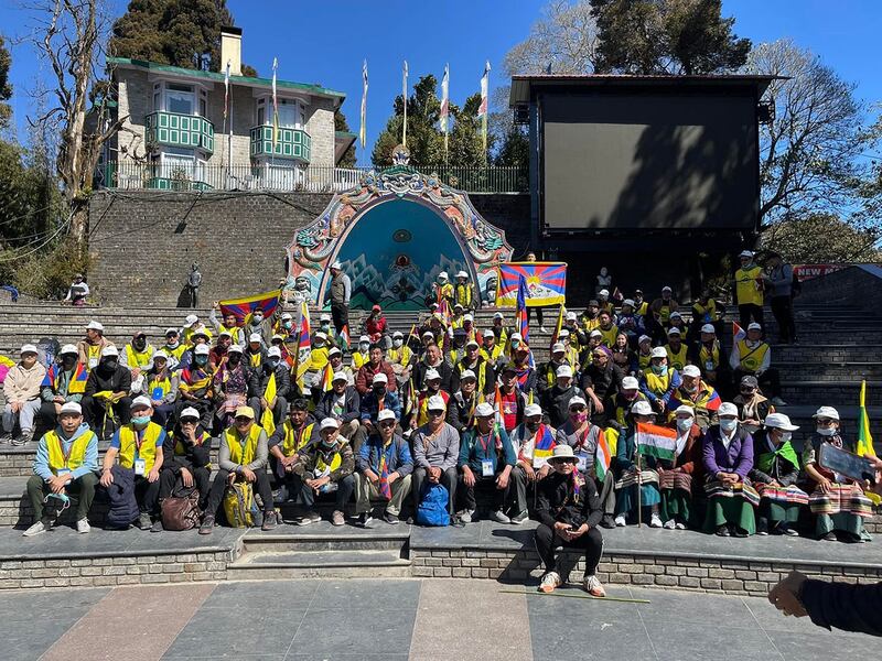 3月10日加拿大各城市举行的西藏抗暴日纪念活动规模最盛大，多伦多就有逾千人参加。 。 (安大略省西藏妇女协会提供)