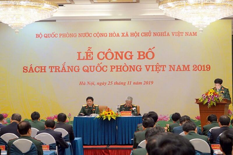 Tại lễ công bố sách trắng quốc phòng VN 2019