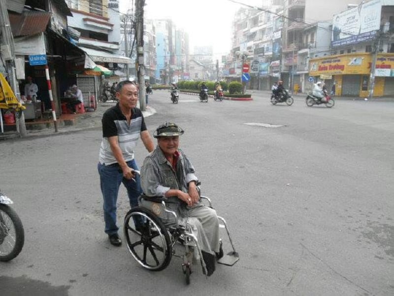 Cựu quân nhân TPB VNCH, ông Đoàn Đình Hồng.