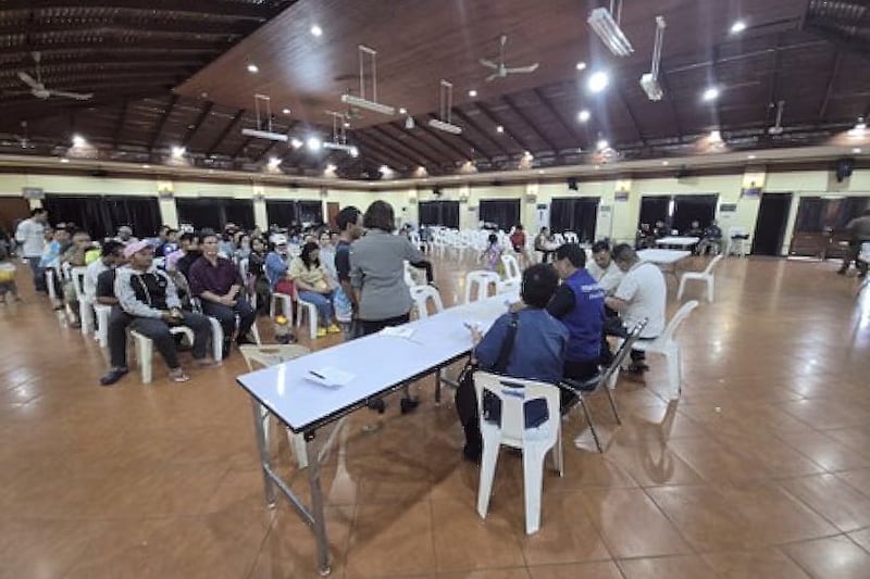 Montagnards are profiled by Thai police after being arrested, Feb. 23, 2025.