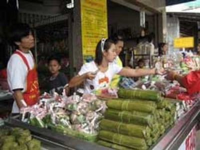 Một tiệm bánh của một gia đình Việt Kiều Thái (ảnh minh họa). Photo courtesy of blognhaque.