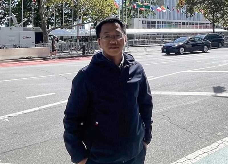 Chinese rights lawyer Wu Shaoping says the people who complained about being filmed likely had little respect for human rights or the rule of law. He is seen in an undated photo. (Wu Shaoping)