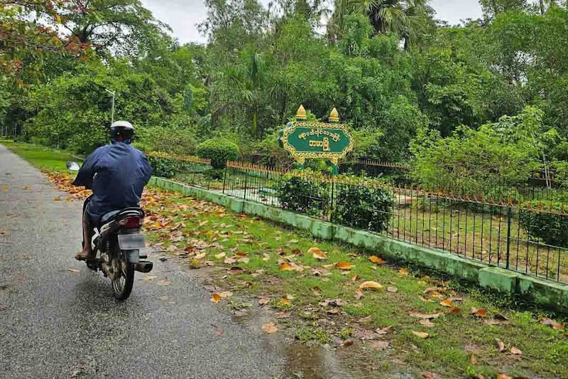 A street in A Mar town of Pyapon township in Ayeyarwady region, Myanmar,  June 5, 2024.