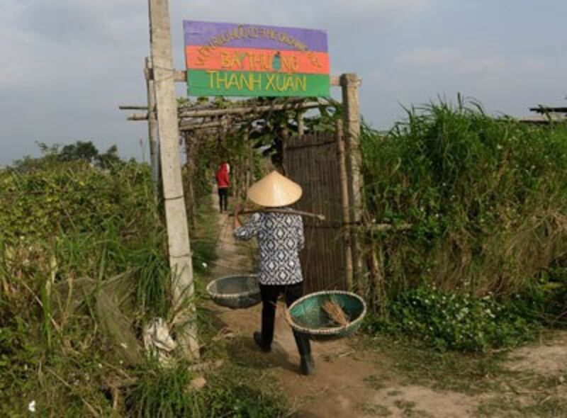 Ảnh minh họa chụp tại ngoại thành Hà Nội hôm 28/01/2015. AFP PHOTO / HOANG DINH Nam.