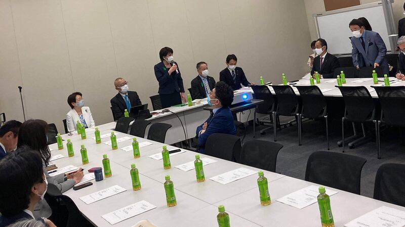 日本国会“支援南蒙古议会联盟”成立大会。（志愿者提供/记者乔龙）