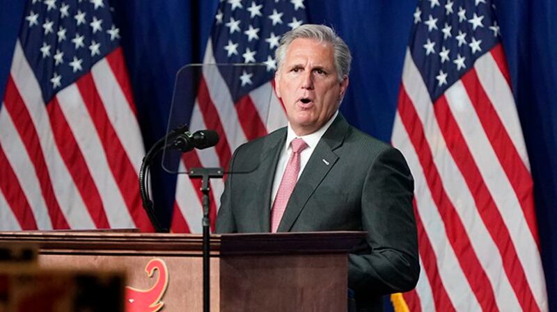 美国联邦众议员麦卡锡（Kevin McCarthy）（美联社）