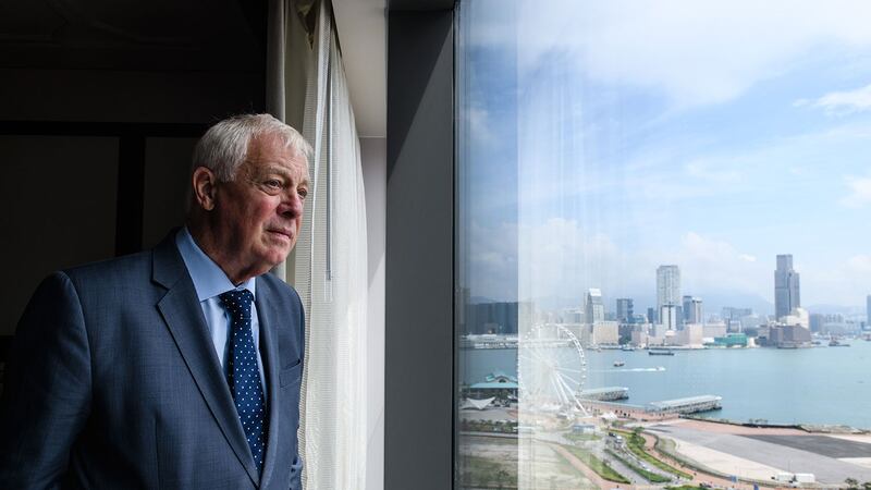 前香港总督彭定康（Chris Patten）指出，落实港版国安法，有如扼杀香港的法治，正呈现出中国法律与香港的普通法制度有重大冲突。（AFP）