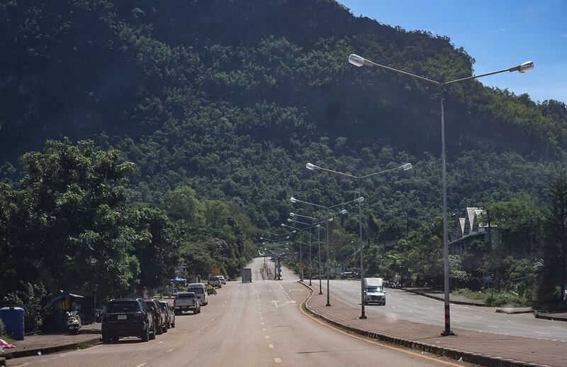 2 A hundred Myanmar nationals died on Highway 323 due to smuggling-related vehicle accidents in 2023. Taken near Three Pagodas Pass on Aug. 17, 2024.JPG