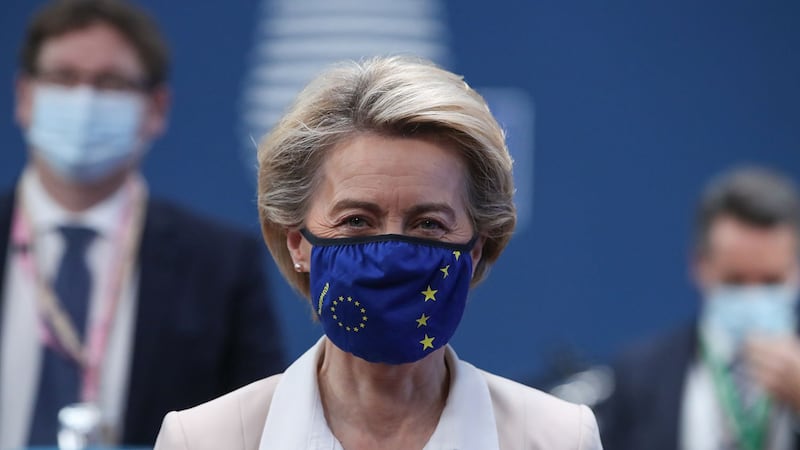 欧洲联盟执行委员会主席冯德莱恩 (Ursula von der Leyen)。（AFP）