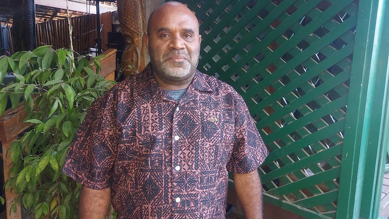 Malaita province Deputy Premier Glen Waneta is pictured in the Solomon Islands capital, Honiara, Oct. 31, 2022. Credit:Gina Maka’a/BenarNews