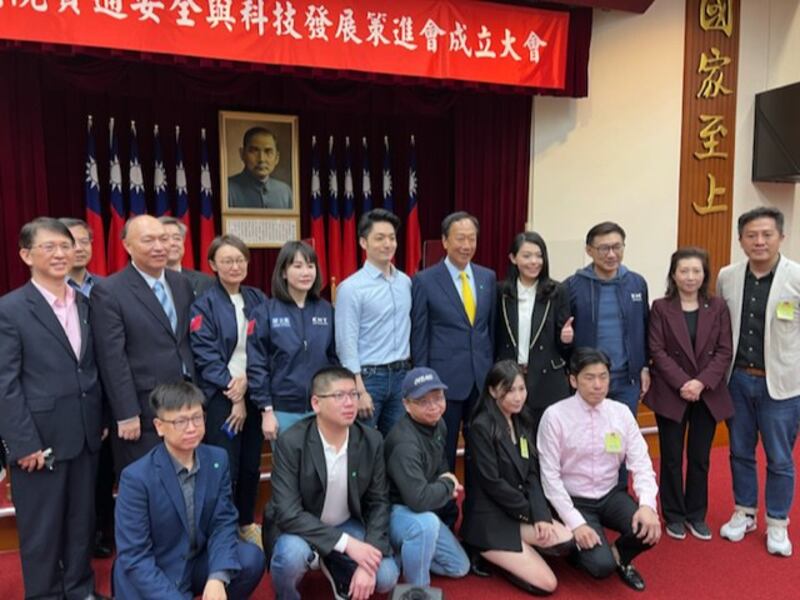 立法院跨党派“资通安全与科技发展策进会”成立大会，产官学界呼吁“资安即国安”重要性。(记者黄春梅摄)