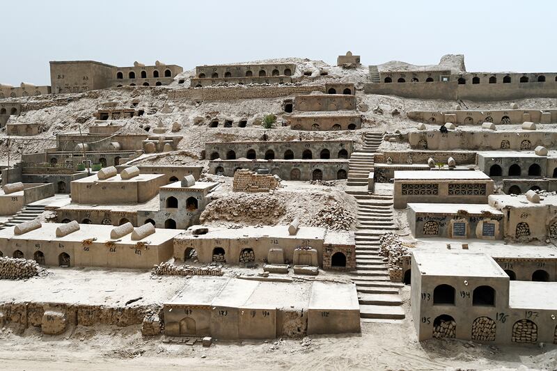 The Uyghur cemetery in Yengisar, China's Xinjiang region, July 19, 2023.