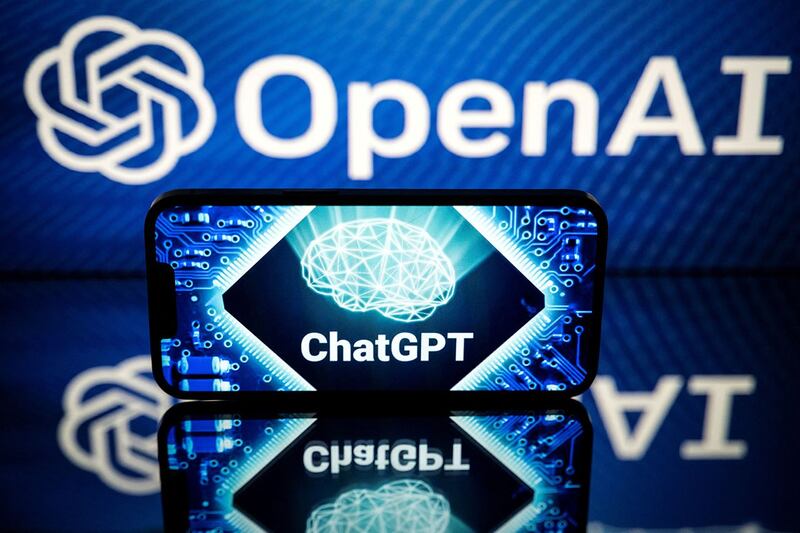 ChatGPT是OpenAI公司开发的人工智能聊天程式。（法新社图片）