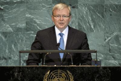 Ngoại trưởng Úc Kevin Rudd-AFP photo 