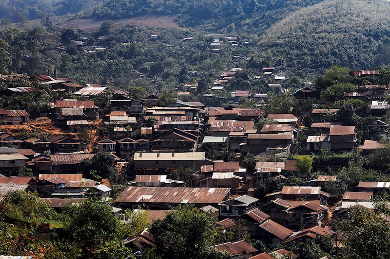 The Umpiem Mai Refugee Camp on the Thai-Myanmar border, at Phop Phra district, Tak Province, a Thai-Myanmar border province, Feb. 7, 2025.