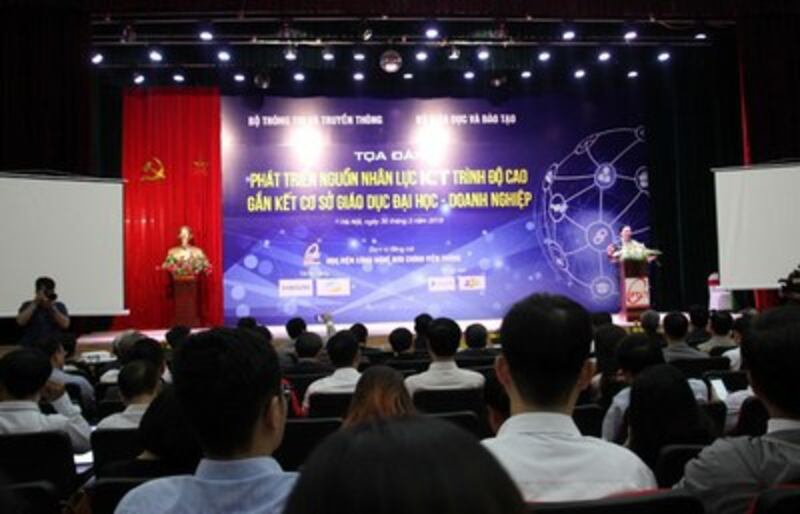 Tọa đàm Phát triển nguồn nhân lực ICT được tổ chức tại Hà Nội hôm 30 tháng 3 năm 2019. 