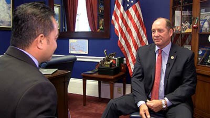 Florida Congressman Ted Yoho speaks with RFA in Washington, May 8, 2018. Credit: RFA