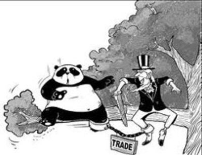 Gấu Panda: Cắt dây làm gì? Chẳng ich gì đâu! - chinadaily.com cartoon