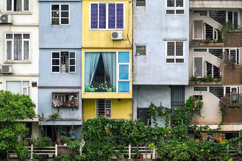 It is said that tube houses became popular as a way for owners to reduce their property tax, which was assessed based on a property's frontage. (AFP)