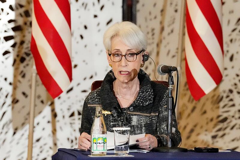 美国副国务卿谢尔曼（Wendy Sherman）(美联社图片)