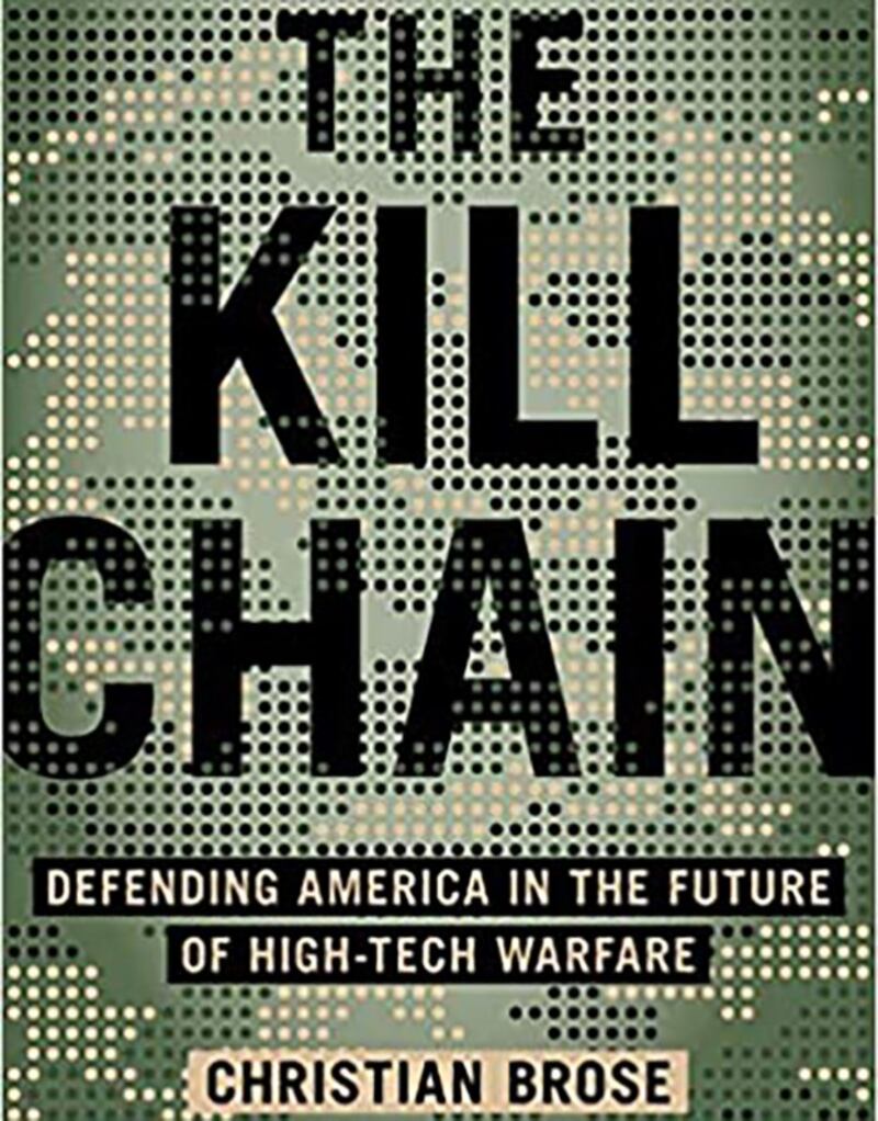 布罗斯新书《杀戮链：在未来的高科技战争中保卫美国》(The Kill Chain: Defending America in the Future of High-Tech Warfare)封面（亚马逊官网截图）