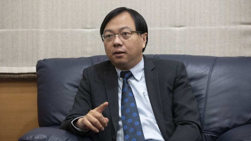 图说：台湾调查局驻印度尼西亚第一任法务秘书林海洋，他曾参与台湾、印度尼西亚警调合作，破获多起台籍渔船运毒案。（摄影／杨子磊）