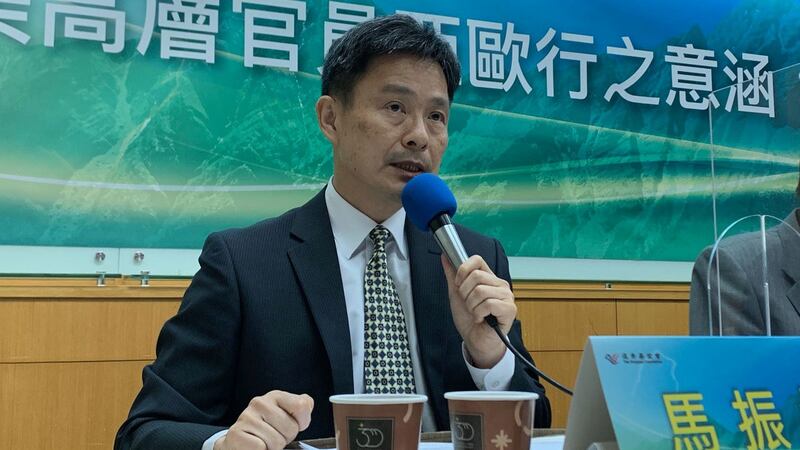 台湾国防大学中共军事研究所所长马振坤。（记者夏小华摄）