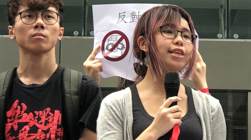 香港边城青年召集人何泳彤。（记者夏小华摄、资料照）