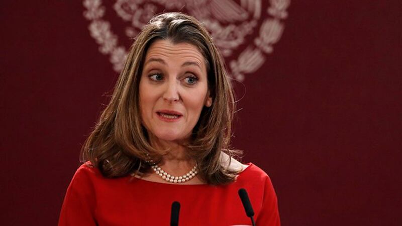 加拿大副总理方慧兰(Chrystia Freeland)（美联社）