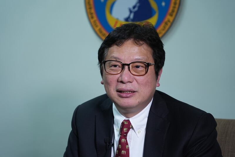 Taiwanese national security expert Shih Chien-yu, December 2024.