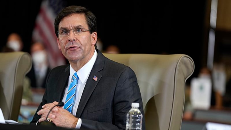 美国国防部长埃斯珀（Mark Esper）（美联社）