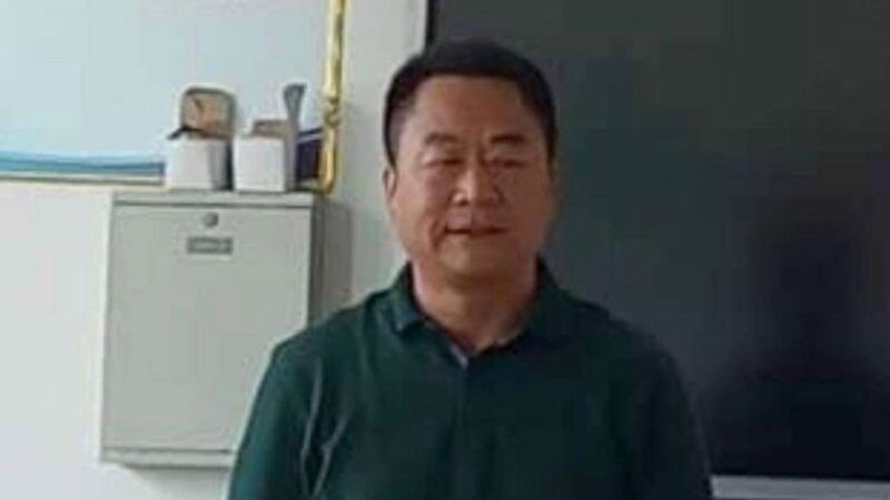 山东曹县王集镇副镇长李进。（手机截图/乔龙提供）