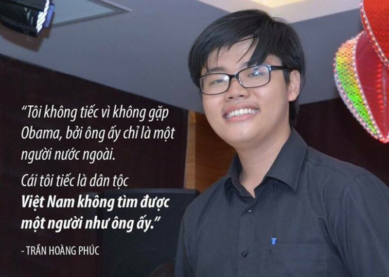 Sinh viên Trần Hoàng Phúc