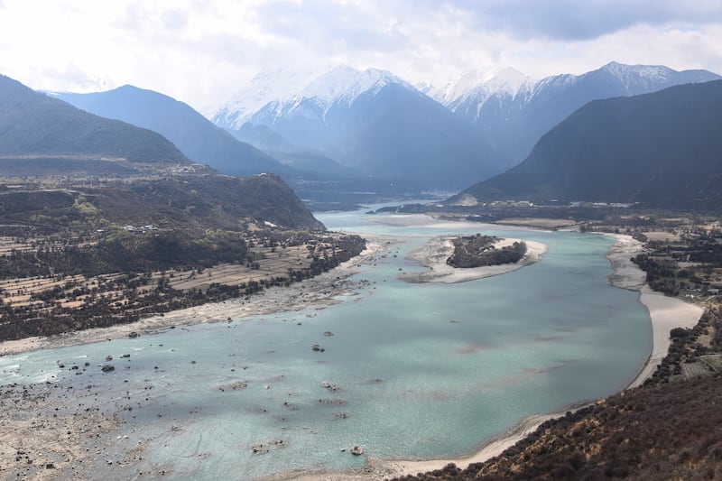 The Yarlung Zangbo Grand Canyon in Nyingchi city in Tibet Autonomous Region in China on March 28, 2021.