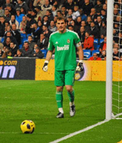 Thủ môn Iker Casillas của ĐT Tây Ban Nha. Photo courtesy of Wikipedia.