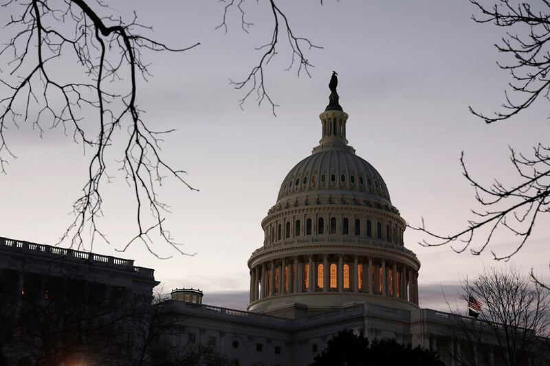 The U.S. Capitol is seen Jan. 06, 2022 in Washington, D.C. (Anna Moneymaker/Getty Images)