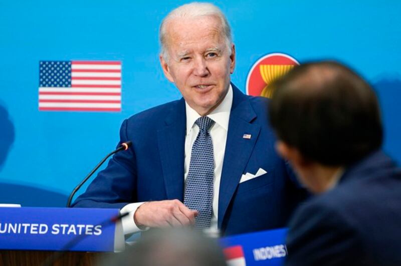 美国总统乔·拜登（Joe Biden）表示，华盛顿与东盟领导人举行的首次峰会，标志着美国与东盟关系“新时代”的开始。（美联社）