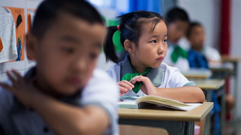 上海金桥中心小学 学生 中文课