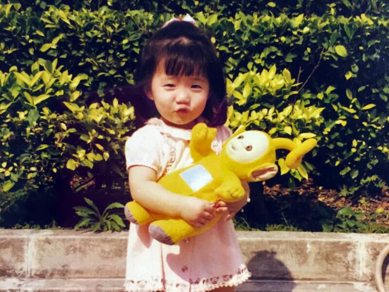 Anna Kwok as a child in Hong Kong. Undated.