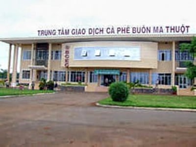 Trung tâm giao dịch cà phê Buôn Ma Thuột ở Dak Lak. Source giacaphe.com