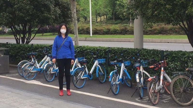 An undated photo of award-winning citizen journalist Zhang Zhan, who was sentenced in December 2020 to four years' imprisonment by the Shanghai Pudong New District People's Court after she reported from the front lines of the covid lockdown in Wuhan. Credit: Zhang Zhan.