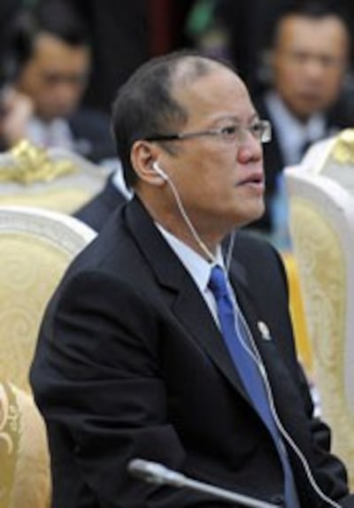 Tổng thống Benigno S. Aquino tại Hội nghị cấp cao Đông Á lần thứ 7 (EAS) tại thủ đô Phnom Penh hôm ngày 20/11. AFP