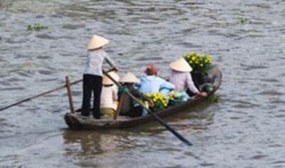 Người dân ĐBSCL đón Tết, ảnh chụp trước đây. File photo.