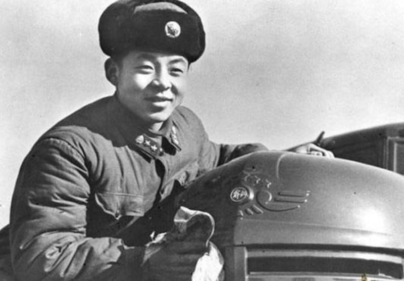 Chinese 'model worker and soldier hero' Lei Feng is shown in an undated photo.